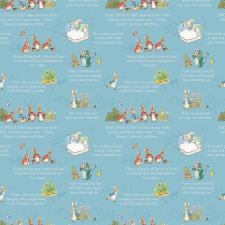 RB The Tale of Peter Rabbit Text Blue