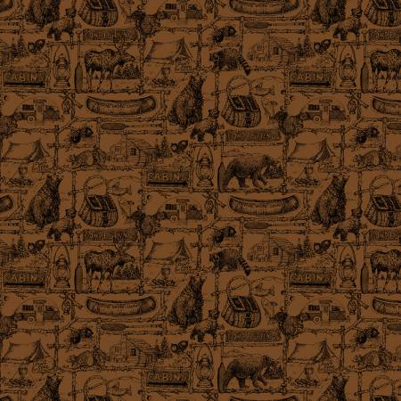 RB Pine Grove Outlines Brown C15934