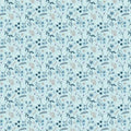 RB Winter Magic Floral Aqua