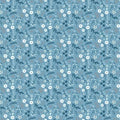 RB Winter Magic Floral Blue