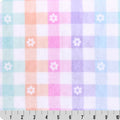 Cloud Cuddle Pastel Gingham Daisy 58" - 60" Fabric per yard