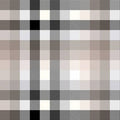 SF Simply Taupe Gray Plaid Cloud Cuddle