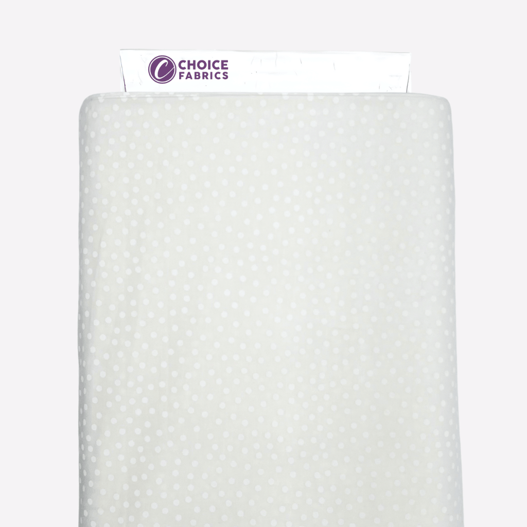Tone on Tone 108" Supreme Backings - White on White - Dots