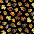 TT Black Tossed Fall Leaves