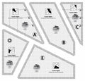 Creative Grids Crazier Eights Templates Quilt Ruler