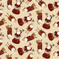 CW Gingerbread Christmas Digital Santas Dark Butter