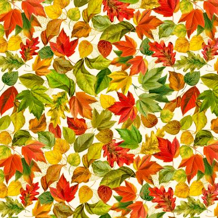 TT Cream Metallic Fall Leaves