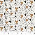 Calico Cat Packed Squishmallows Cotton 44"/45" Fabric Per Yard