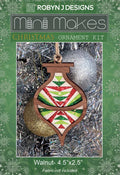 Christmas Bauble Ornament Walnut