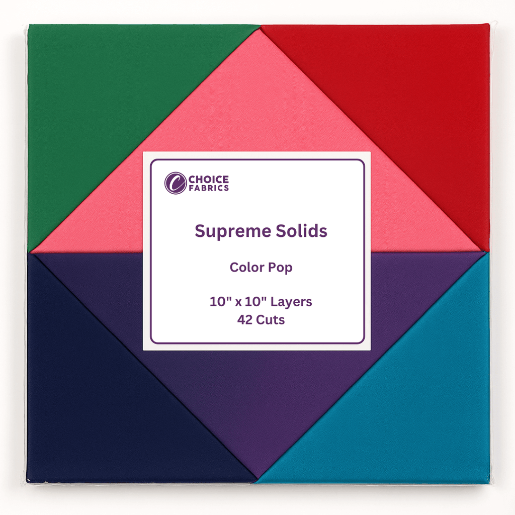Supreme Solids - 10x10 Layers - Color Pop (42 Squares)