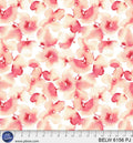 Coral / Peach Floral Butterfly Belle 108" BELW-6156-PJ Cotton Wideback Fabric Per Yard