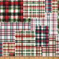 Cozy Tidings Christmas Plaid 43"/44" Fabric Per Yard