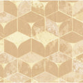 Cream Tumbling Blocks Cotton Wideback Fabric Per Yard