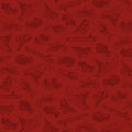 Crimson Military Convoy Path to Freedom Cotton 44"/45" Fabric Per Yard