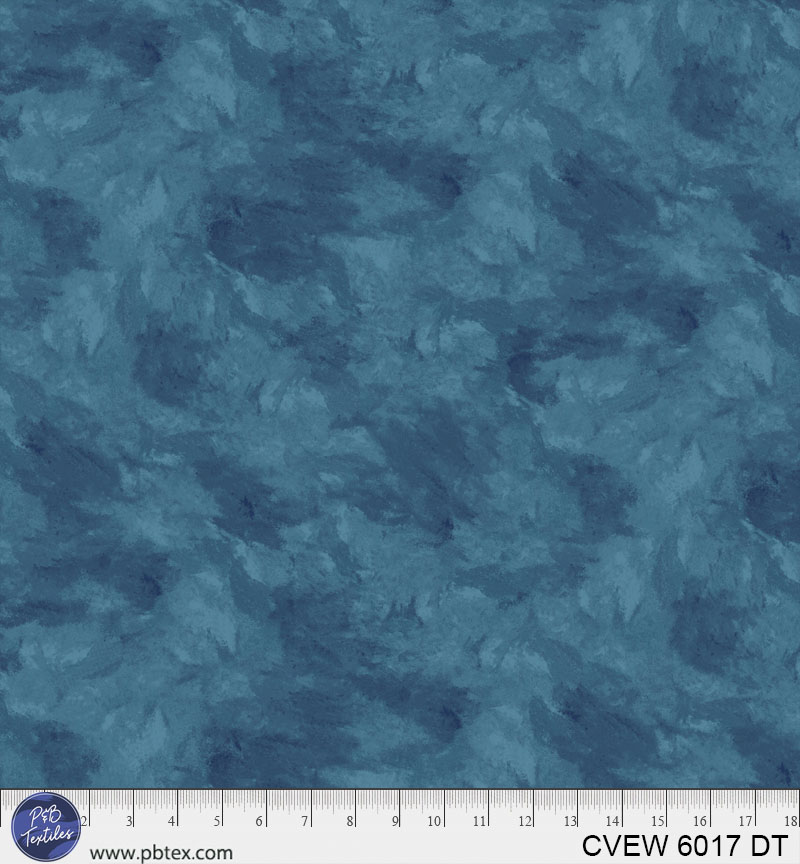 Crushed Velvet Blue Teal Cotton Wideback Fabric - ( 1 Yard Pack )
