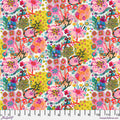 Curvy Stems White Colori Cotton 44"/45" Fabric Per Yard