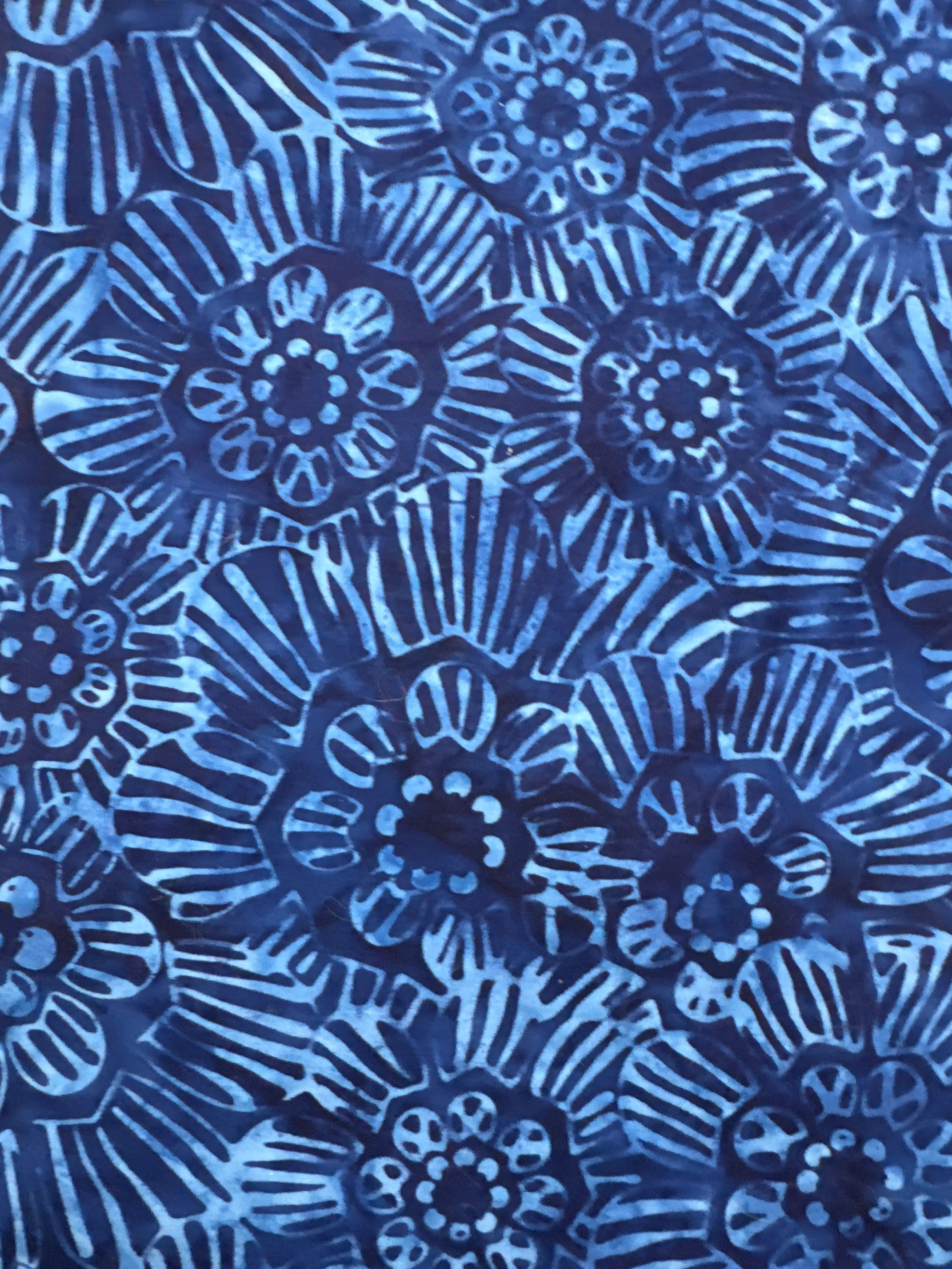 AN Etch Flowers Dark Navy