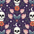 DW Spellbound- Skull and Floral
