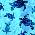 SF Digital Cuddle Print Batik Turtles Blue Ocean