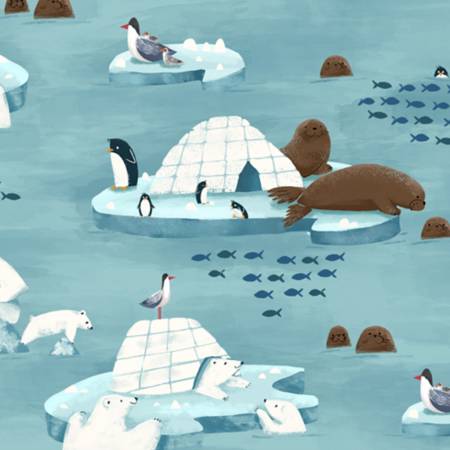 SF Aqua Sea Polar Pals Digital Cuddle