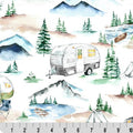 Digital Cuddle Multi Trailer Trails 58" - 60" Fabric per yard