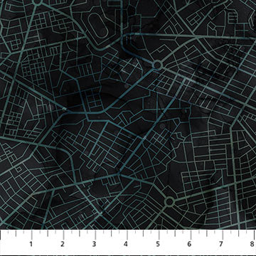 NC Road Map Dk Blue City Harbor