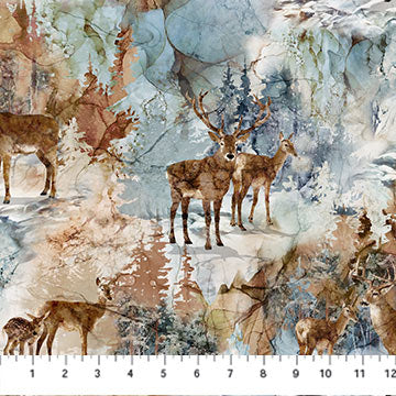 NC Deer White Multi