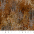 NC Highland View Trees Dk Rust