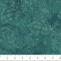 Whisper Flower Blender Teal Cotton 43"/44" Fabric Per Yard