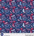 Dark Blue Patriotic Minis PMIN-6056-DB Cotton 44”/45” Fabric Per Yard