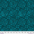 Dark Teal Flight Pattern What the Birds Said Cotton 44"/45" Fabric Per Yard
