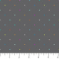 Ditsy Dots Gray Multi Dewfall Cotton 44"/45" Fabric Per Yard