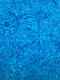 AN Etch Floral Print Electric Blue