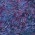 Essence Tiger Stripe-Multi Purple Magenta Batik 44"/45" Fabric Per Yard