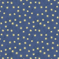 Evergreen Escape String Lights All Over Navy Cotton 44"/45" Fabric Per Yard