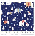 NC Flannel Blue Bear Hugs Multi Bear Hugs