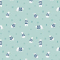 RB Flannel Northern Lights Polar Bears Glacier