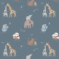 RB Flannel Safari Stargazing Boy Main Dark Blue