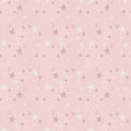 RB Flannel Safari Stargazing Girl Stars Pink