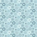 RB Flannel Winter Magic Snowflakes Aqua