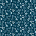 RB Flannel Winter Magic Snowflakes Navy