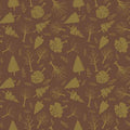 RB Flannel Into the Woods Trees Brown