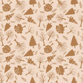 RB Flannel Into the Woods Trees Cream