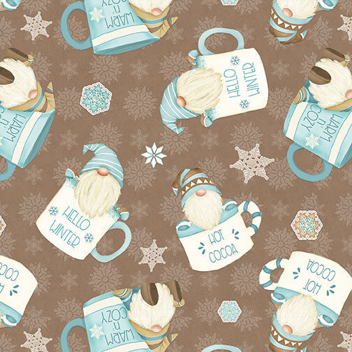 HG I Love Sn'Gnomies Flannel Brown ||