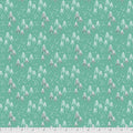 FS Snowy Day Flannel Trees Aqua
