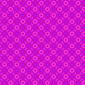 Flock Together Circle Square Magenta Cotton 44"/45" Fabric Per Yard