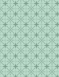 Floralscape - Star Grid Teal Cotton 44"/45" Fabric Per Yard