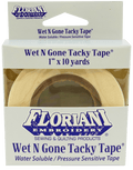 Floriani Wet N Gone Tacky  1" x 10 yds Tape Size