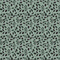 Garden Leaves Quilting Cuddle Green Fabric per yard