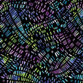 Go with the Flow Mosaic Flow Black/Multi Cotton 44"/45" Fabric Per Yard